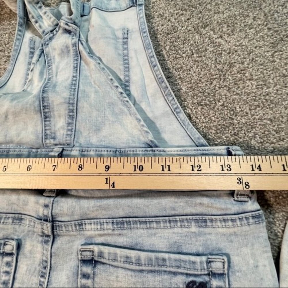 Justice Acid Wash Overalls Size 12 - Picture 5 of 7